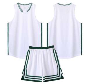 ชุดบาสเก็ตบอลแบบแห้งเร็ว สวมใส่สบาย สำหรับชุดฝึกซ้อมสีตามสั่ง ผลิตจากโรงงาน คุณภาพดี - Product Image 4