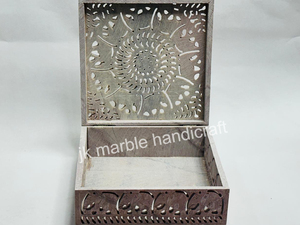 Venta al por mayor de lujo esteatita cajas de joyería de alta calidad bellamente tallada con nuevos accesorios de diseño - Product Image 2