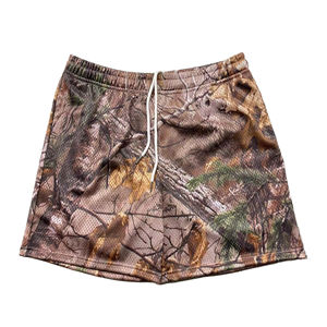 Shorts de Malla Casuales Unisex Personalizados al por Mayor para la Temporada 2026, hasta la Talla 6XL, Multicolores con Patrón Sólido, Cintura Media, Sublimación - Product Image 3