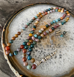Elegante Tasbih de Resina, Cuentas de Oración Lisas, Regalo Moderno para la Devoción Espiritual Islámica por Tradebyd - Product Image 2
