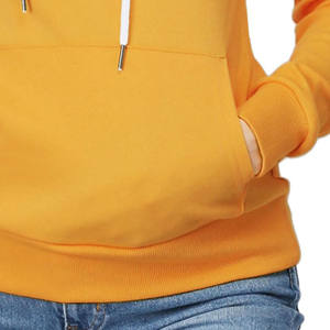 Venta caliente Otoño Invierno Sudadera con capucha naranja Ropa de alta calidad Mujer Jersey de manga larga Suéter Sudadera de punto con textura mixta - Product Image 3
