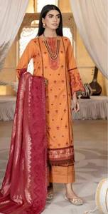 New Designer Indian Pakistani Embroidered Printed Salwar Kameez <b>Suit</b> Lawn Kurti Collection for Party Season Winter & Summer - Product Image 5