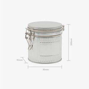 Gran oferta de fábrica, lata redonda personalizada de grado alimenticio de alta calidad para galletas, aperitivos, dulces, comida para mascotas, restaurante, negocios, uso familiar - Product Image 6