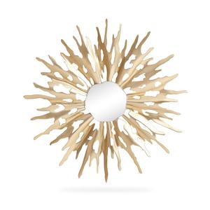 Wall <b>Mirror</b> Home Decor Design Indoor Leave Design Classic And Modern Decor <b>Mirror</b> Multiple Finishing Designs - Product Image 1