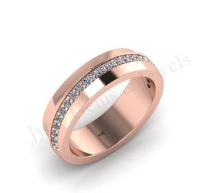 2025 alta calidad 8mm Eternity Vermeil 925 sello plata esterlina joyería fina anillos boda aniversario regalo de boda para mujeres - Product Image 4