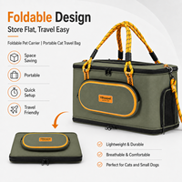 Sac de transport pour chat, sac de voyage léger pour animaux de compagnie, sac à dos respirant pour chats et petits chiens, vente en gros