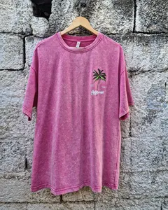 T-shirt court Boxy surdimensionné en éponge française 100% coton personnalisé pour hommes sérigraphie de luxe motif tricoté - Product Image 3