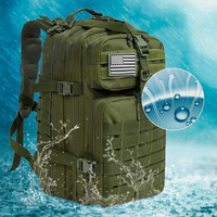 Sac à dos tactique Oxford personnalisé avec logo imprimé, USB, durable, imperméable, capacité 20-36L, unisexe, pour les sports de plein air et les voyages