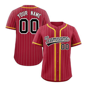 Camiseta de Béisbol Deportiva Personalizada de Poliéster de Alta Calidad, Camiseta de Béisbol con Estampado por Sublimación Personalizada para Equipos - Product Image 5