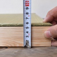 Lit plateforme tatami moderne et minimaliste en bois avec rangement, modulaire et réglable, taille King, revêtement en cuir, directement de l'usine pour la maison