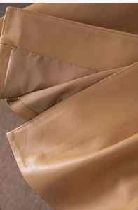 แจ็กเก็ตหนัง PU ไฮเอนด์สำหรับผู้หญิง, เสื้อโค้ทลำลองไซส์ใหญ่เนื้อผ้าแคนวาสสำหรับฤดูใบไม้ผลิฤดูใบไม้ร่วง - Product Image 2