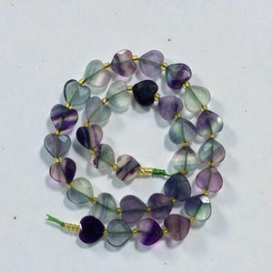 ลูกปัดพลอยรูปหัวใจหลายเหลี่ยมเพชรพลอยธรรมชาติหลากสีสำหรับทำเครื่องประดับแบบทำมือ - Product Image 1