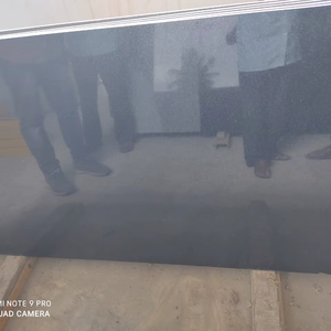 Azulejos de granito negro absoluto indio pulido de alta calidad Diseño moderno Pisos interiores Paneles de pared Pasos Encimeras - Product Image 1