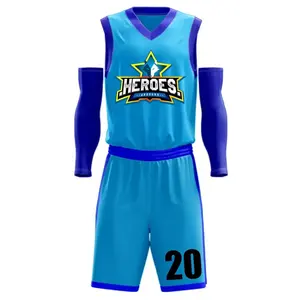 Wholesale Supplier Customized Sublimation Basketball Uniforms Jerseys Short Sleeves Lacrosse Athletic Designer Team Sports Dress