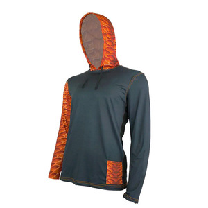Sudadera con capucha de pesca de 100% poliéster, camiseta de manga larga de secado rápido, Jersey de pesca con protección UV, sudaderas personalizadas de todas las tallas - Product Image 1
