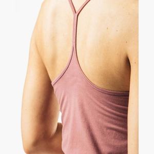 Débardeur tissé de qualité supérieure pour femme avec ourlet évidé bretelles à profil bas pleine longueur-couleur glace canneberge - Product Image 5