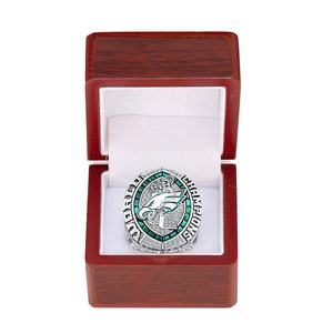Bague de championnat des Eagles de Philadelphie, MVP, style hip-hop, sertie de moissanite, argent plaqué rhodium, pour les fans de sport, cadeau - Product Image 3