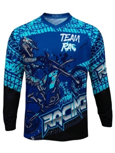Jersey de Motociclismo Transpirable con Absorción de Humedad, Manga Larga, Impresión por Sublimación, Ropa de Motocross, Jersey MTB, Ropa para Ciclismo Todoterreno - Product Image 3