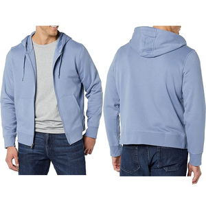 Pull-over bolsillos laterales última moda estilo callejero térmico personalizado hombres sudaderas con capucha al por mayor Streetwear sudaderas con capucha para hombres - Product Image 6