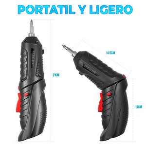 Set Trapano Avvitatore Elettrico Senza Fili 3.6V, 47 Pezzi, Mini Utensile Manuale per Uso Fai-da-Te e Industriale - Product Image 2