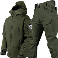 Ensemble tactique de camouflage fabriqué au Pakistan, combinaison de chasse unisexe, respirante, imprimée, en softshell, vêtements d'hiver