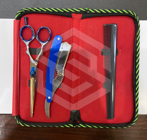 Kit de tijeras de corte de pelo de acero inoxidable duradero profesional RTS herramientas de peinado multiusos de alta calidad para Peluqueros - Product Image 1