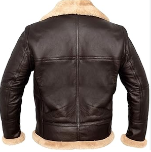 Veste en similicuir double face chaude d'hiver respirante avec col en fourrure à prix raisonnable - Product Image 5