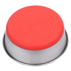 Plato para mascotas de acero inoxidable al por mayor, cuenco para cachorros nuevo redondeado portátil, comedero de Metal para gatos, cuenco de gran cantidad de agua para gatos - Product Image 5