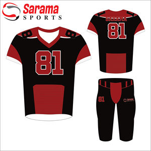 Uniforme de football américain imprimé unisexe bon marché personnalisé produit haut de gamme uniforme américain, - Product Image 3