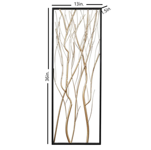 Branche rectangulaire décoration murale décoration intérieure et extérieure tenture hôtel restaurant maison salon chambre art décoratif - Product Image 5