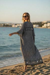 Caftanes y Pareos Estampados DAFNI BIG PAZAR Hechos de Tela de Chifón, Diseño Transpirable con Cuello en V para Uso en la Playa o al Aire Libre en Verano - Product Image 2