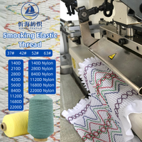 Machine à coudre extensible en nylon 140D ligne de fond 0.2mm faible élasticité fil élastique smocking pour broderie Crochet tricot