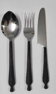 Juego de Cubiertos Shadow Forged, Forjados a Mano, de Acero Inoxidable Rústico, Aptos para Lavavajillas, Duraderos, para Restaurantes y Hoteles de Lujo - Product Image 3