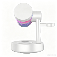 Nouvelle Tendance .2 Chargeur Magnétique Sans Fil 3-en-1 Haut-parleur Magnétique RGB 25W Charge Rapide à Basse Température Chargeur Mobile Usine