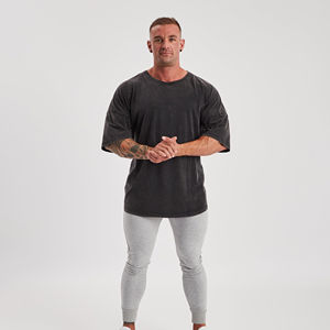 Camisetas Vintage para Hombre con Lavado Ácido y Diseño Gráfico Personalizado, 100% Algodón con Serigrafía, Precio Económico, OEM - Product Image 6