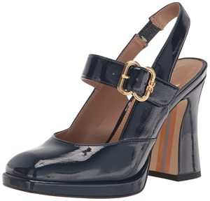 Zapatos de Tacón Alto Personalizados para Mujer, Tipo Mary <span class=keywords><strong>Jane</strong></span> con Tira Trasera, Microfibra, Tacón de 11.5 cm, Punta Cuadrada, Plataforma, para Fiestas de Verano - Product Image 6