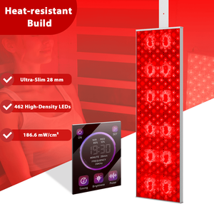 เรดฟี่ สมาร์ท 8 โหมดบำบัด 185 ° อุปกรณ์โฟตอนอินฟราเรดใกล้แบบ LED สำหรับซาวน่า ทนความร้อนระดับมืออาชีพ พร้อมแผงบำบัดด้วยแสงสีแดง - Product Image 1