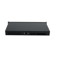 Boîtier de montage en rack standard 1U 19 pouces en profilé aluminium pour amplificateur audio, châssis métallique