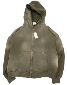 High Quality 100% Cotton Acid Washed Pullover Hoodie French Terry 'High Street Series' <b>Vintage</b> Stone Washed Similar Old <b>Sweater</b> - Product Image 5