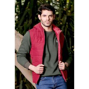 Gilet de sport d'extérieur isolé en polyester pour homme NABS, coupe régulière, sans manches, pour la randonnée en hiver - Product Image 1