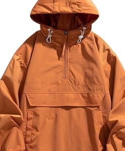 Chaqueta cortavientos de estilo callejero para invierno Stand Collar Pullover Cierre Método de tejido no tejido 2026 - Product Image 1