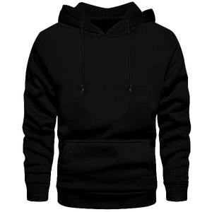 Sweat à capuche d'hiver épais et épais pour hommes, tissu polaire épais et gonflé, sweat à capuche décontracté en éponge française 3D solide - Product Image 5