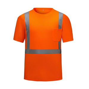 เสื้อยืดแขนสั้นสำหรับผู้ชายเสื้อทำงานสะท้อนแสง - Product Image 4