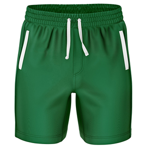 Pantalones Cortos Deportivos de Punto para Hombre, Color Morado Claro, Cintura Media, Cordón Ajustable, Secado Rápido, con Bolsillos Laterales, Estilo Atlético Informal - Product Image 5