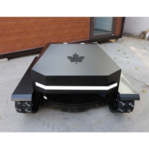 DIY Industrial Grade <b>Tracked</b> Cylinder 4-Stroke 22HP Gasoline-Powered Lawn <b>Mower</b> <b>Remote</b> <b>Control</b> 139cc Engine 200L Rear Grass Box - Product Image 4