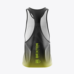 Débardeur en coton personnalisé OEM Stringer de musculation pour hommes Débardeurs Muscle Fit Design pour hommes - Product Image 2