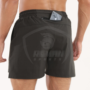 Short de sport pour homme de haute qualité, logo hip-hop, léger, respirant, séchage rapide, poches arrière, course, natation, entraînement, gym - Product Image 5