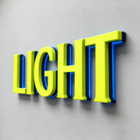 Lettres en acrylique 3D personnalisées Boyang avec bande LED rétroéclairée, enseigne LOVE, décoration de boutique de fleurs, décoration de maison, publicité, logo mural éclairé