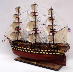 El fabricante de Gia Nhien aprueba el diseño personalizado MOQ bajo USS NORTH CAROLINA barco alto con barco modelo de artesanía de alta calidad - Product Image 1