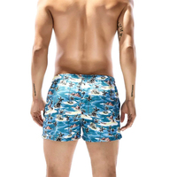 Shorts de bain pour hommes, séchage rapide, imprimé uni, 100% polyester, légers, fitness, course à pied, décontractés, été